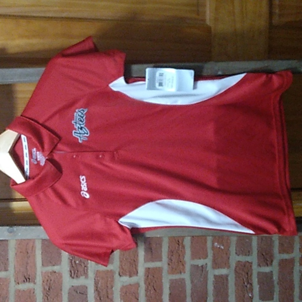 Women's Asics San Diego Aztecs Polo Shirt NWT